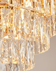 Lampa Wisząca z Kryształami 312359 ZŁOTA