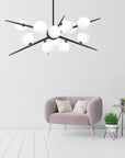 Lampa Wisząca APP999-12CP Czarna 4