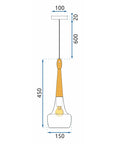 Lampa sufitowa APP937-1CP Biała 8