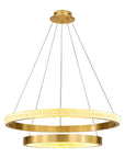 Lampa Sufitowa Wisząca Led App1772-cp Złoto Szczotkowane 19