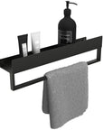 Półka łazienkowa wannowa SF01 45cm czarny mat