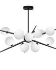Lampa Wisząca APP999-12CP Czarna