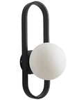 LAMPA ŚCIENNA KINKIET APP1755-1W BLACK WHITE 1