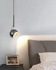 Lampa Sufitowa Wisząca Led G087-1cp Czarna Metaliczna 2