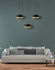 Lampa Wisząca APP1333-1CP BLACK GOLD 4