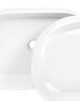 Umywalka nablatowa Rea NADIA 60 WHITE MATT