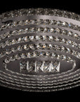 Kryształowa Lampa Sufitowa Owalna LED APP775-1CP