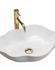 Umywalka nablatowa Rea Pearl White