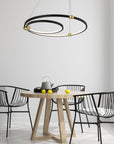 Lampa Ring led + pilot APP692-30-50 Czarna