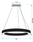 Lampa sufitowa wisząca Led APP1282-1CP