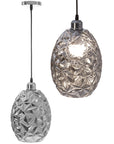 Lampa wisząca szklana APP564-1CP CHROM