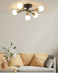Lampa Wisząca APP1118-5C Czarno Złota