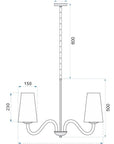 Lampa Wisząca Vintage APP753-6