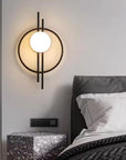 LAMPA ŚCIENNA KINKIET APP1435-W CZARNA