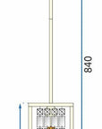 Lampa kryształowa APP1111-1CP