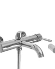 Bateria wannowa Rea Lungo chrom