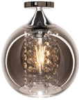 Lampa wisząca szklana Lustrzana z kryształami APP599-1C