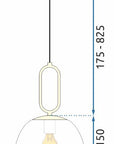 Lampa wisząca LOFT APP1073-1CP