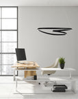 Lampa Sufitowa Wisząca Loop LED + Pilot APP796-cp Czarna