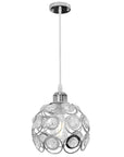 LAMPA WISZĄCA SUFITOWA KRYSZTAŁOWA APP207-1C CHROM