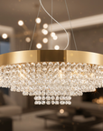 Lampa sufitowa wisząca APP1787-16CP 60 cm Złota 6
