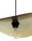 LAMPA SUFITOWA WISZĄCA APP1469-1CP czarno/złota 3