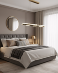 Lampa Sufitowa Wisząca Led G135-cp Złota 5
