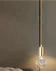 Lampa Sufitowa Wisząca Pojedyncza Retro APP649-1CP Złota