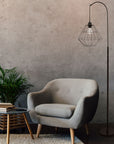 Lampa stojąca podłogowa APP538-1F Czarna