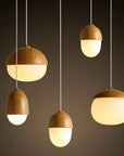 Lampa Sufitowa Wisząca Orzeszek Metal Wood Boho APP952-1CP 5