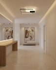 Lampa sufitowa APP1712-C plafon LED Czarna + pilot 6