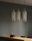 Lampa Sufitowa Wisząca Szklana Tuba APP631-1CP