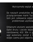 Zestaw Sofia black white + bateria wysoka Lungo black+ korek uniwersalny czarny matowy