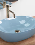 Umywalka nablatowa Rea LISA L.BLUE SHINY 3
