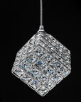 LAMPA WISZĄCA GLAMOUR KOSTKA APP722-3PR CHROM