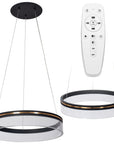 Lampa Wisząca LED APP1191-CP 40cm Czarna 1