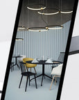 Lampa Ring 3 led + pilot APP752-30-40-50 Czarna