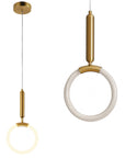 Lampa Wisząca Led Lhj058-cp1 Złota Szczotkowana 1