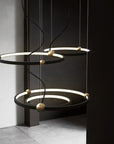 Lampa Ring led + pilot APP692-30-50 Czarna