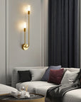 LAMPA ŚCIENNA KINKIET APP1148-2W złota 2