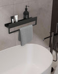 Półka łazienkowa wannowa SF01 60cm czarny mat