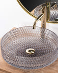 Umywalka nablatowa Rea Cristal Grey 39
