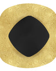 LAMPA ŚCIENNA KINKIET APP1270 CZARNA/ZŁOTA