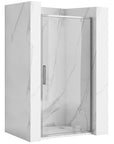Drzwi Prysznicowe Uchylne REA Rapid Swing Chrom 90
