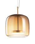 Lampa Sufitowa Wisząca Szklana Amber APP613-1CP