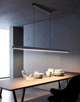 Lampa sufitowa wisząca Led APP1448-CP Czarna 100cm