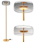 Lampa Stojąca Podłogowa LED APP749-1F Złota