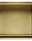 PÓŁKA WNĘKOWA ŁAZIENKOWA 30x30 złota szczotkowana
