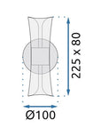 Kinkiet Led G029-w Czarny 6