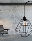 Lampa stojąca podłogowa APP538-1F Czarna